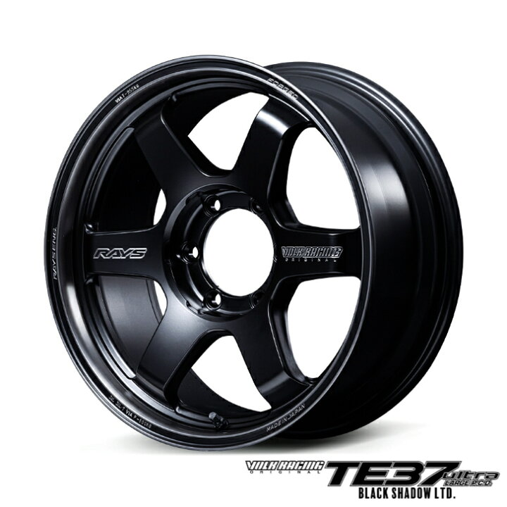 楽天市場】RAYS レイズ VOLK RACING TE37 ultra LARGE P.C.D. Black 