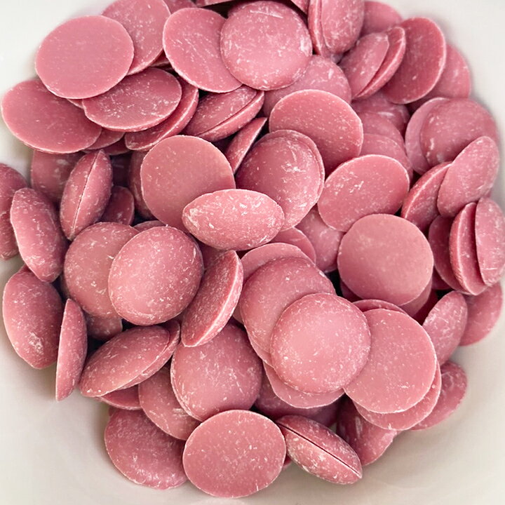 楽天市場 アールスト ピンクチョコレート 1kg 製菓用 材料 lst Rcr b お菓子材料 ピンク チョコ 手作り 製菓用チョコレート コイン状 カカオ分36 Intenze Pink Real Chocolate Kt Food Lab 楽天市場店