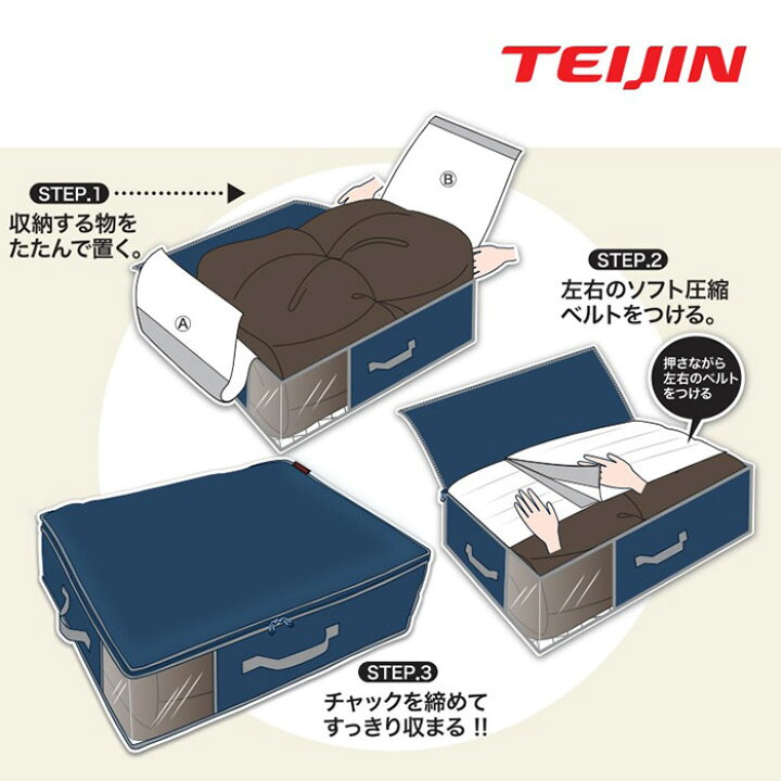 楽天市場】テイジン 乾っとデオケース ライト 大 【同色4個セット 
