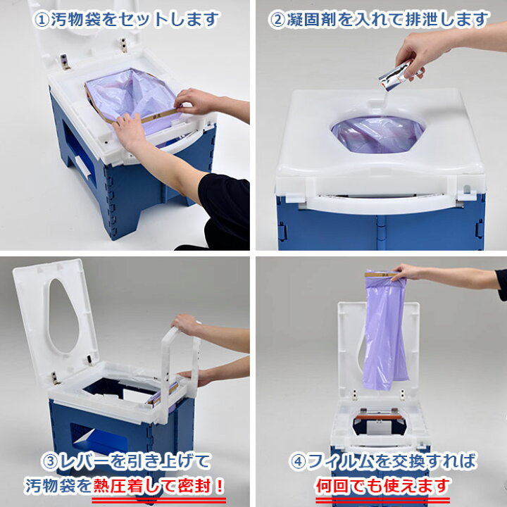 楽天市場】手動ラップ式トイレ ラップポン PF-1 【送料無料 SALE 