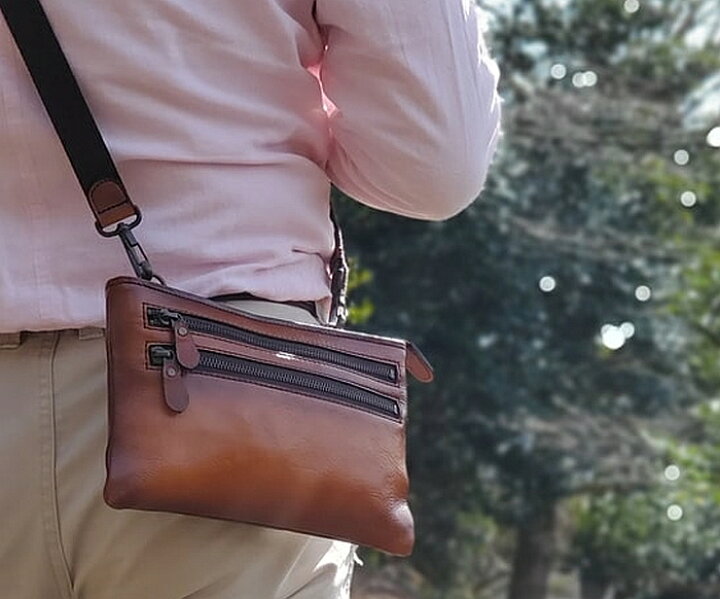 楽天市場】【ポイントアップ商品】 レザーバッグ ショルダーバッグ 