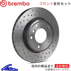 フォーカス WF0HYD ブレーキローター フロント左右セット ブレンボ エクストラブレーキディスク 09.A728.1X brembo XTRA BRAKE DISC フロントのみ Focus ディスクローター ブレーキディスク【店頭受取対応商品】