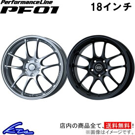 アクセラスポーツ BMEFS アルミホイール エンケイ パフォーマンスライン PF01【18×8J 5-114 INSET40】ENKEI PerformanceLine 18インチ 5穴 114.3 +40 インセット40 AXELA SPORT 車用ホイール 1本 4本セット 1台分 一台分 1枚 4枚【店頭受取対応商品】