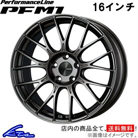 ワゴンR MH55S アルミホイール エンケイ パフォーマンスライン PFM1【16×5.5J 4-100 INSET45】ENKEI PerformanceLine 16インチ 4穴 +45 インセット45 WAGON R 車用ホイール 1本 4本セット 1台分 一台分 1枚 4枚【店頭受取対応商品】