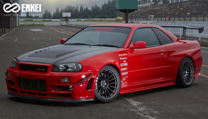 楽天市場】スカイラインGT-R BNR34 アルミホイール エンケイ 