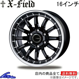 ジムニー JB64W アルミホイール インターミラノ クロスフィールドα【16×5.5J 5-139 INSET20 BK/RP】INTER MILANO BEST ベスト X-FIELD アルファ 16インチ 5穴 139.7 +20 インセット20 Jimny 車用ホイール 1本 4本セット 1台分 一台分 1枚 4枚【店頭受取対応商品】