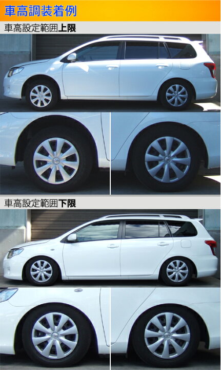 楽天市場 ラルグス 全長調整式車高調 スペックs カローラフィールダー Nze141g Zre142g Largus Spec S 車高調整キット サスペンションキット ローダウン コイルオーバー 店頭受取対応商品 車高調 ダウンサス プロ取付店kts