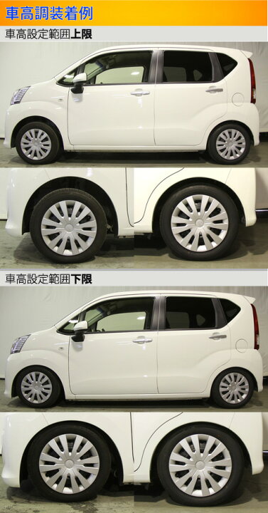 楽天市場】ムーヴ LA150S 車高調 ラルグス 全長調整式車高調 スペックK 