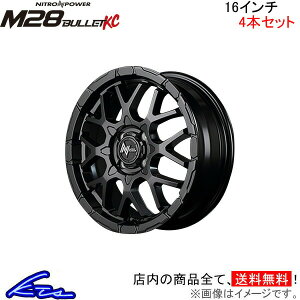 [hX^[ NDn A~zC[ MID iCgp[ M28obgKCy16×6J 4-100 INSET40 Z~OXubNz}JT[rX NITRO POWER M28 BULLET-KC 16C` 4 +40 CZbg40 Roadster ԗpzC[
