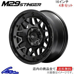 ハイエース レジアスエース 200系 アルミホイール MID ナイトロパワー M29スティンガー【16×6.5J 6-139 INSET38 バレルブラック】マルカサービス NITRO POWER M29 STINGER 16インチ 6穴 139.7 +38 インセット38 H