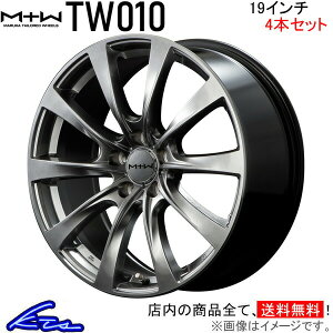 �A���~�z�C�[�� MID MtW TW010�y19×8J 5-114 INSET33�z�}���J�T�[�r�X 19�C���` 5�� 114.3 +33 �C���Z�b�g33 �ԗp�z�C�[�� 1�{ 4�{�Z�b�g 1�䕪 ��䕪 1�� 4���y�X�����Ή����i�z