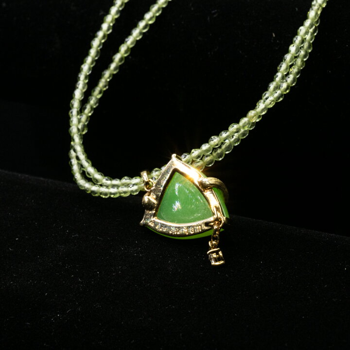 楽天市場】【中古】田村宗敬 K18 ダイヤモンド きみどり石 ネックレス 