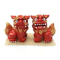 雑貨 沖縄 お土産 かわいい シーサー 置物 玄関 ペア 記念品 風水 魔除け 厄除け 縁起物 誕生日 プレゼン…