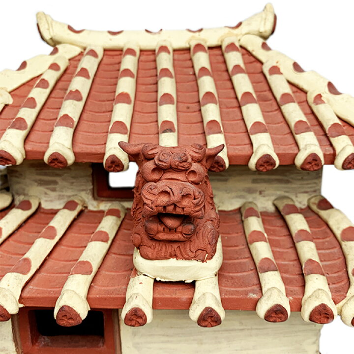 楽天市場】沖縄 屋根瓦 赤土 素焼き 数量限定 赤瓦ランプ : 琉球ガラス 