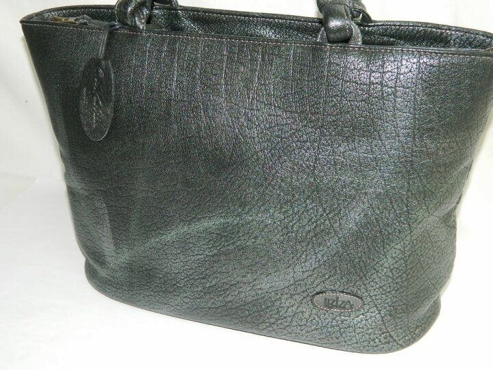 楽天市場】[中古] 送料無料 IBIZA ハンドバッグ レザー グレー  