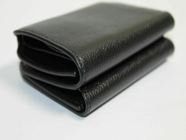 楽天市場】[中古] 送料無料 BALENCIAGA 三つ折り財布 593813 レザー 黒  