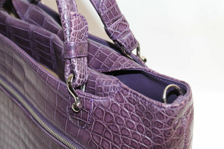 楽天市場】[中古] 送料無料 ポーチ付き クロコダイル JRA認定品 艶消し 