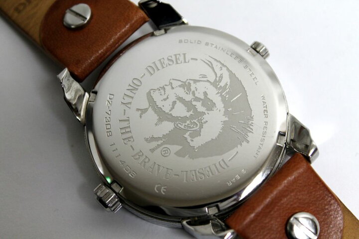 楽天市場】[中古] 動作品 DIESEL ミニダディ メンズ 腕時計 DZ-7308 3 