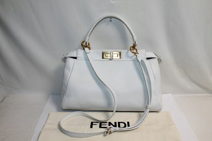 楽天市場】[中古] FENDI ピーカブー 2372 8BN211 2WAY ハンドバッグ 