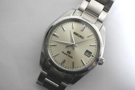 [中古] 動作品 グランドセイコー GS メンズ 腕時計 9F62-0AB0 3針 デイト SS 男性用 クォーツ シルバー系 GRAND SEIKO USED品