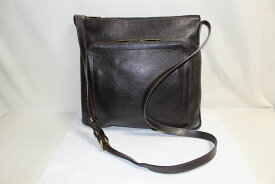 [中古] LOUIS VUITTON ユタ ホピ カフェ ブラウン系 茶系 レザー ショルダーバッグ 斜め掛けバッグ ビジネスバッグ ルイヴィトン USED品