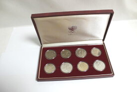 [中古] 希少 ソウル オリンピック 記念硬貨セット SEOUL 1988年 記念メダル ウォン プルーフ貨幣セット 韓国 1000WON 4枚 2000WON 4枚 全8種 ケース入り USED品