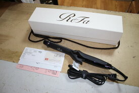 [中古] 動作品 MTG ReFa カールアイロン プロ 26mm RE-AU-03A ブラック 黒系 2023年製造 ヘアアイロン エムティジー リファ USED品