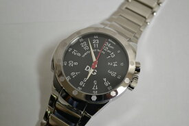 [中古] 動作品 DOLCE＆GABBANA メンズ 腕時計 3針 デイト SS 男性用 クォーツ ブラック シルバー系 D＆G TIME ドルチェ＆ガッバーナ USED品
