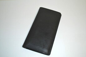 [中古] LOUIS VUITTON ポルトフォイユ ブラザ エピ M60622 ノワール 黒 二つ折り長財布 札入れ メンズ レディース 男女兼用 ルイヴィトン USED品