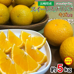レビュー★4.55 【1月中旬から順次ご発送】 【 スイートスプリング 5kg 】レビュー高評価 送料無料 訳あり ちょっと訳あり 家庭用 産地直送 長崎県 みかん はっさく 八朔 約 5kg 長崎県産 長崎