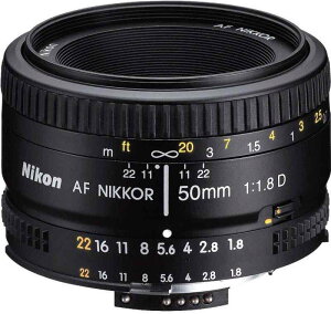 Nikon �P�œ_�����Y Ai AF Nikkor 50mm F1.8D �t���T�C�Y�Ή�