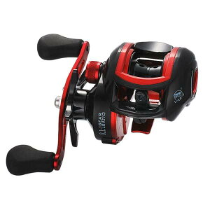 Wellvie classy ベイトリール 左ハンドル ワカサギ釣り 18+1BB 8.1:1 ハイギア ブラック/レッド 釣り 海釣り リール タコ バス釣り ソルト(レッド×ブラック)