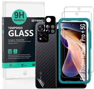 IBYWIND KXtB Redmi Note 11 Pro+ 5G/Redmi Note 11 Pro Plus 5G 6.67 p KX ی tB 2ZbgJYve N^[t(ޗ) wʕیtBt