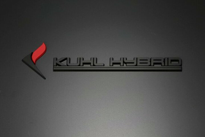 楽天市場】KUHL エンブレム H ハイブリッド マットブラック・クローム 