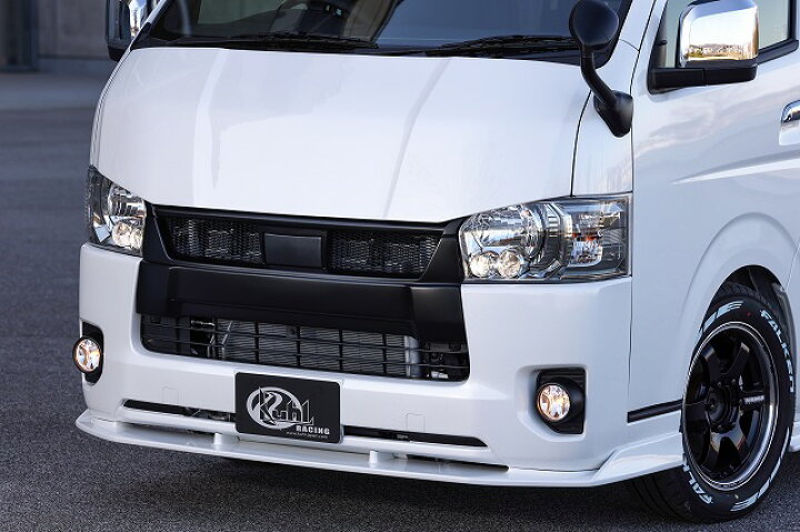 楽天市場】200系 ハイエース 4型以降ナロー エアロパーツ フロント 