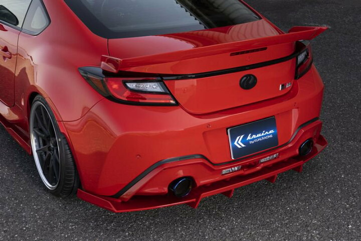 楽天市場】KRUISE ZD8 BRZ スラッシュカット2テールマフラー 