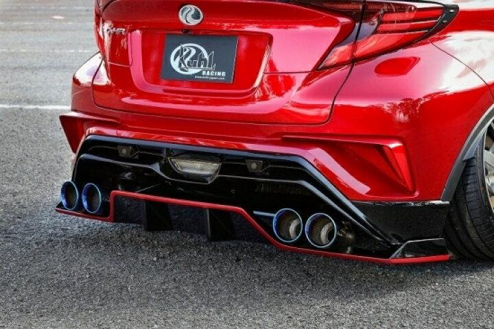 楽天市場】KUHL RACING CHR-RS専用 スラッシュ4テールマフラー（116φ 
