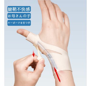手首用サポーター 手首 親指 薄手 薄型 手首サポーター 固定用軟性スプリント 親指ラク軽サポーター スポーツ対応
