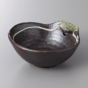 鉄釉呑水 13×12.3×5.2食器 国産 陶器 日本製 美濃焼 カフェ食器 和食器 和カフェ 取り鉢 煮物鉢 お鍋 湯豆腐 おでん おしゃれ シンプル おうちごはん