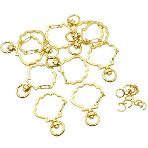 【10個】 ナスカン 貝 全4色 キーホルダー 金具 パーツ 貝型 丸カン 付き おしゃれ リング 回転カン ナスカン チャーム カラビナ 鍵 手作り アクセサリー アミナスカン 網ナスカン キーチェー