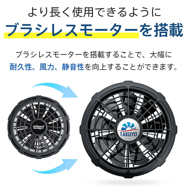 楽天市場】＼クーポンで最安3,886円／空調ウェア バッテリー ファン 