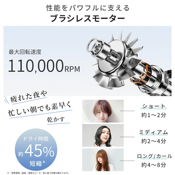 楽天市場】＼クーポンで6,980円！／☆楽天1位☆ドライヤー ヘア 