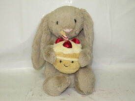 ジェリーキャット ウサギのぬいぐるみJellycat　Bashful　Beige　Bunny　Birthday【あす楽対応】【正規品】【ファーストトイ】