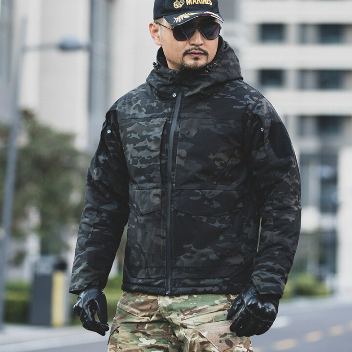 楽天市場】ジャケット 中綿 中綿ジャケット メンズ フード アウター 