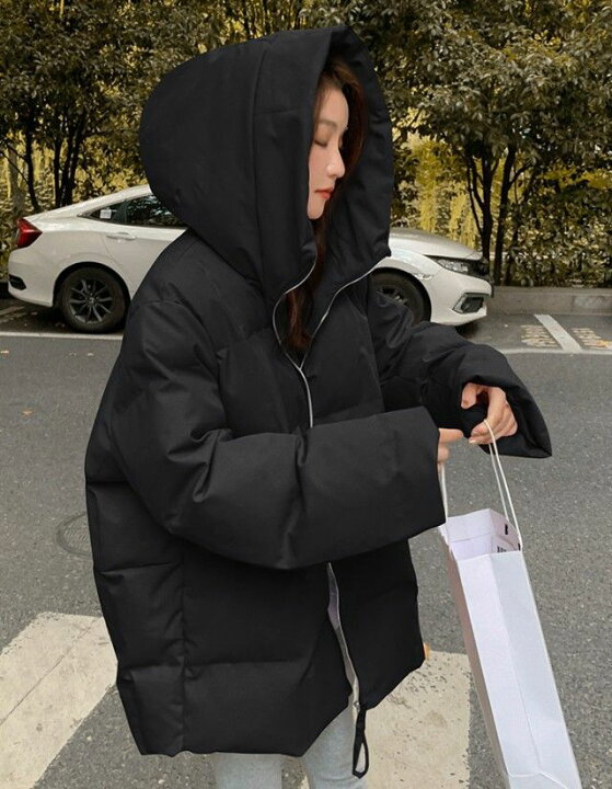 楽天市場】ダウンジャケット レディース ショート 冬 アウター フード  