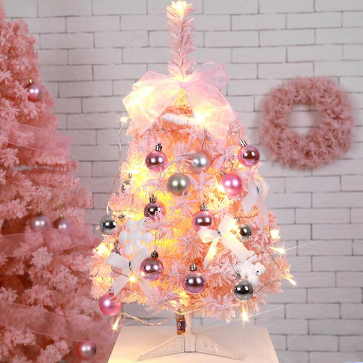 楽天市場】ギフト クリスマスツリー 卓上 60cm ミニツリー 雪付き 