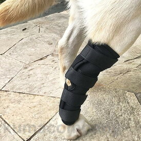 ペット 犬 足用 ひざ用 サポーター 1個 4サイズ ソフトタイプ ドッグ 保護 関節 膝 靭帯 脱臼 プロテクター 介護