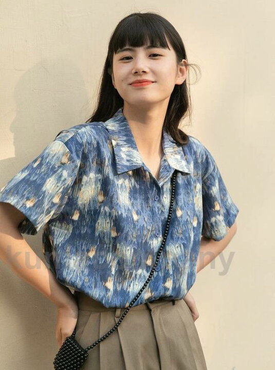 楽天市場】アロハシャツ レディース トップス 春夏 柄シャツ シャツ 