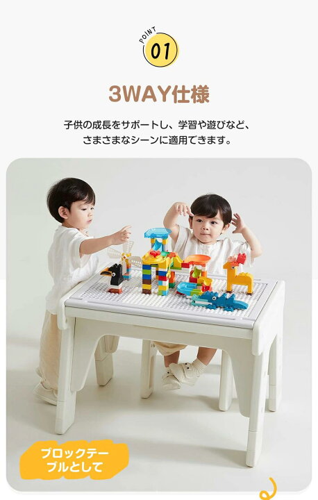 楽天市場】キッズデスク チェア 2点セット 3way 三段階高さ調整 