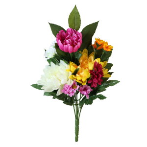 仏花(L) 造花(1束)選べる3種類 高さ27〜33cm 仏壇 仏花 造花 仏具 花 お彼岸 お供え 仏壇 花 枯れない